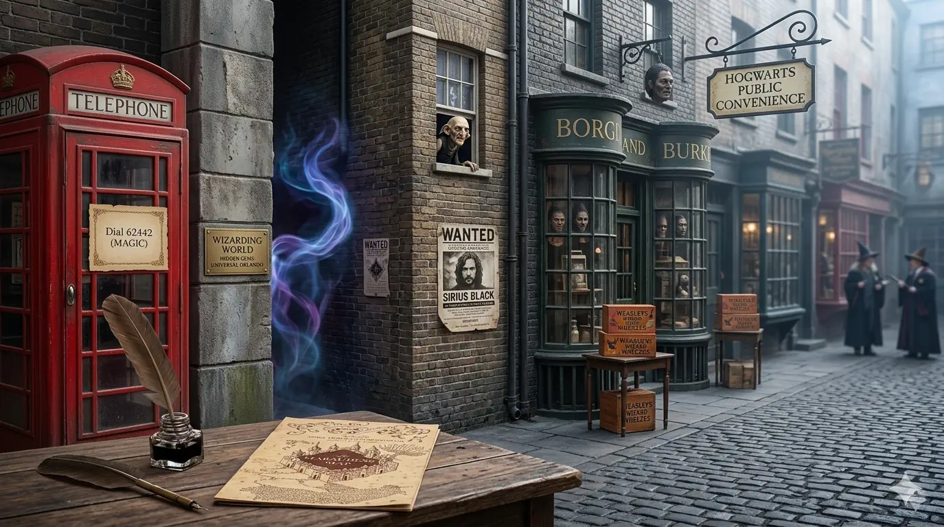 Detalhes de Harry Potter e easter eggs que valem a pena explorar no Universal Orlando