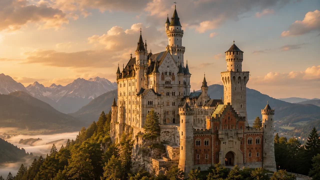 The real castles that inspired Hogwarts and Cinderella Castle