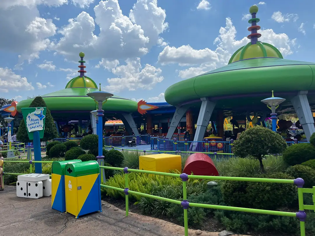 Alien Swirling Saucers